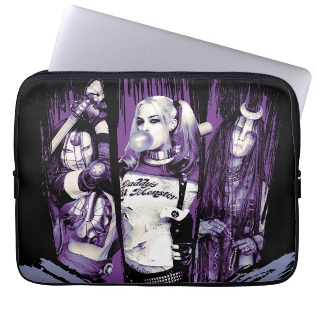 Suicide Squad | Squad Girls "In Squad We Trust" Laptopschutzhülle (Vorderseite)