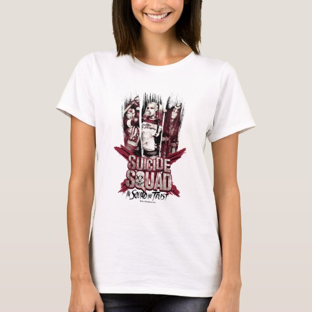 Suicide Squad | Squad Girls "In Squad We Trust" T-Shirt (Vorderseite)