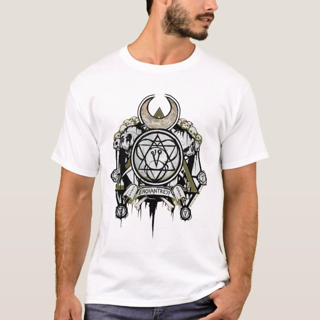 Suicide Squad | Symbole der Verzauberung Tattoo Ar T-Shirt (Vorderseite)