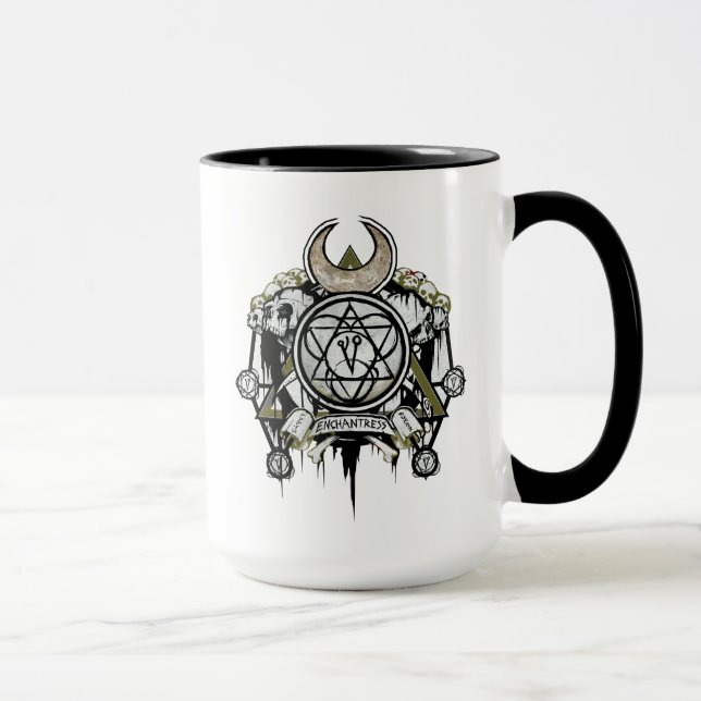 Suicide Squad | Symbole der Verzauberung Tattoo Ar Tasse (Rechts)