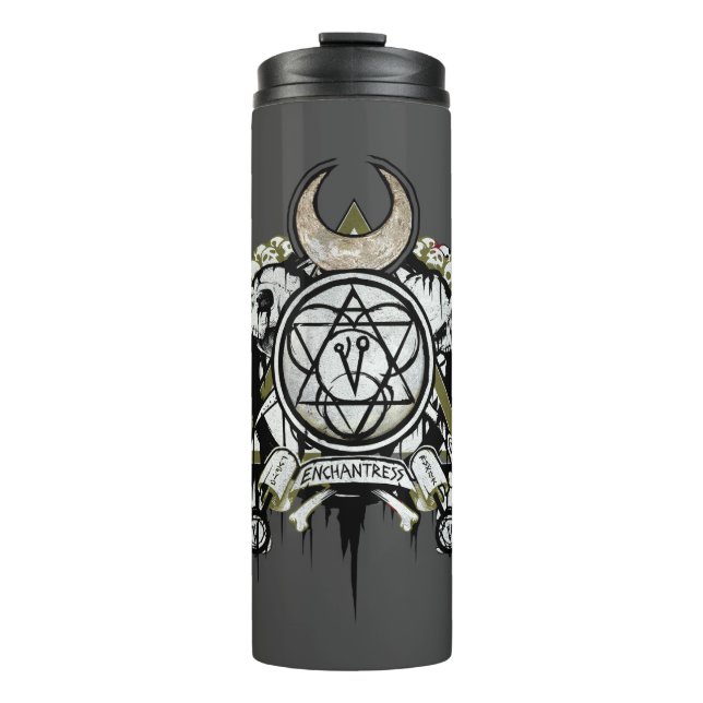 Suicide Squad | Symbole der Verzauberung Tattoo Ar Thermosbecher (Vorderseite)