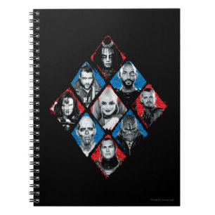 Suicide Squad Task Force X Checkered Diamond Notizblock