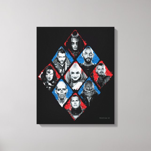 Suicide Squad | Task Force X Karton Leinwanddruck (Vorderseite)