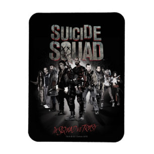 Suicide Squad Task Force X Lineup Magnet
