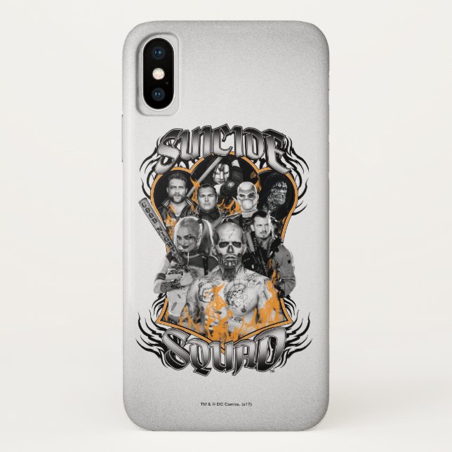 Suicide Squad | Task Force X Stamm Tattoo Case-Mate iPhone Hülle (Rückseite)