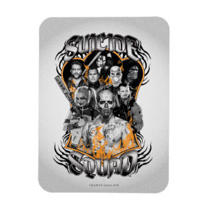 Suicide Squad Task Force X Stamm Tattoo Magnet