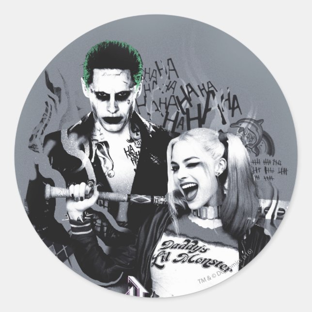 Suicide Squad | The Worst of The Worst Runder Aufkleber (Vorderseite)