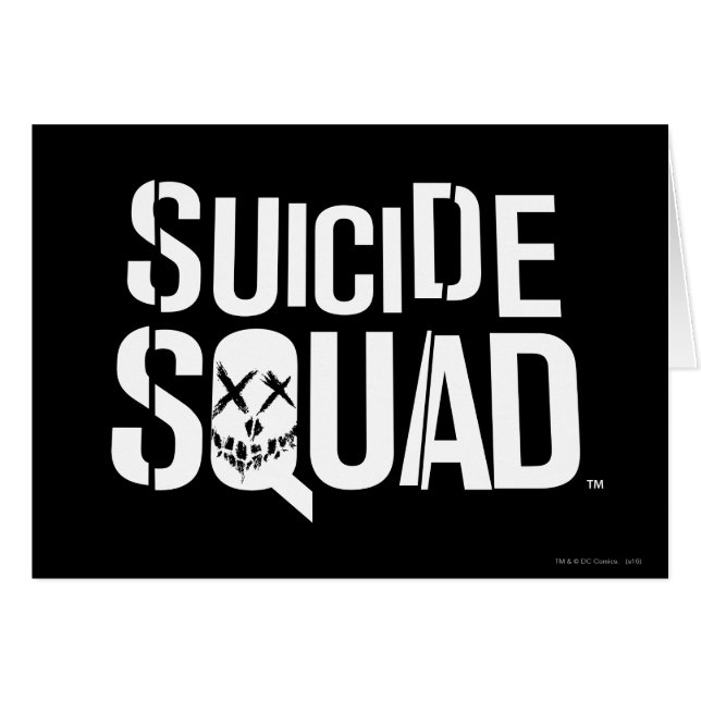 Suicide Squad | Weißes Logo (Vorderseite (Horizontal))