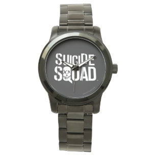 Suicide Squad White Logo Armbanduhr