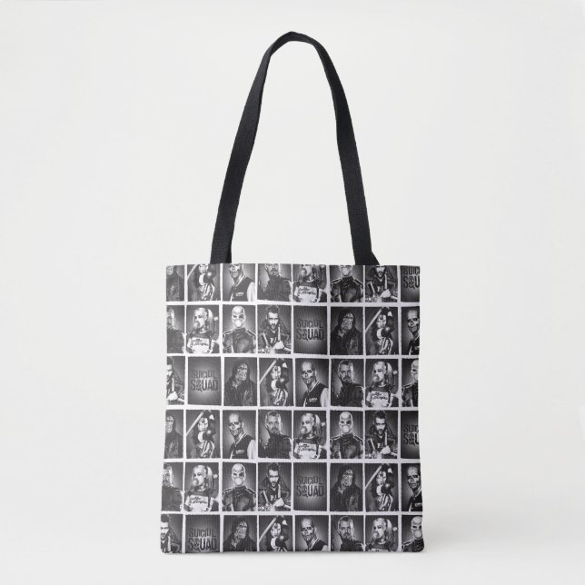 Suicide Squad | Yearbook Pattern Tasche (Vorderseite)