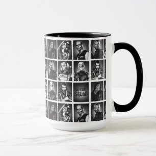 Suicide Squad Yearbook Pattern Tasse