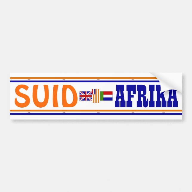 Suid-Afrika Autoaufkleber (Vorne)