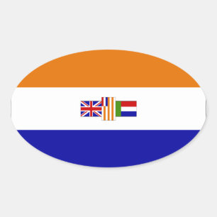 Suid-Afrika Ovaler Aufkleber