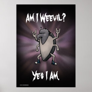 Suis-je Webad Heavy Metal Poster de dessin