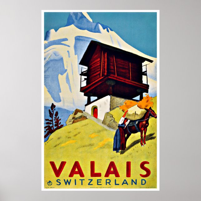 Suisse - Affiches Vintage voyage (Devant)