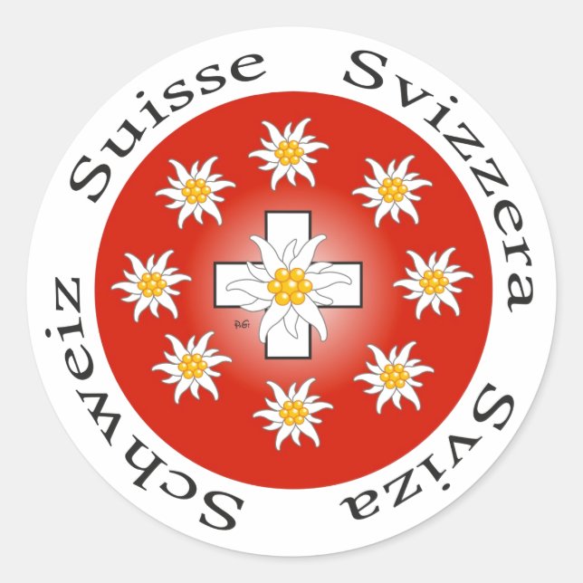 Suisse autocollants (Devant)