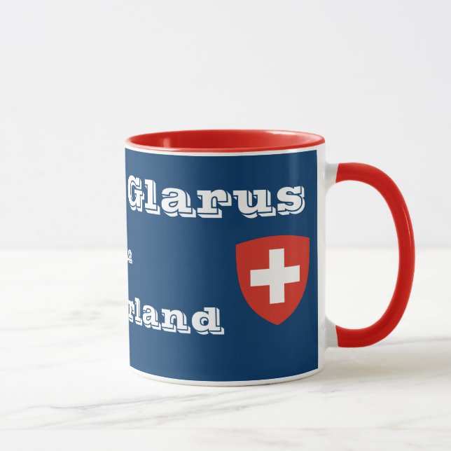 Suisse :  Canton de Glarus Mug (Droite)