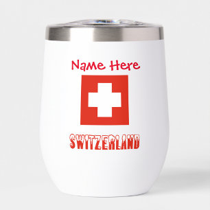 Suisse Drapeau Suisse Rouge Personnalisation
