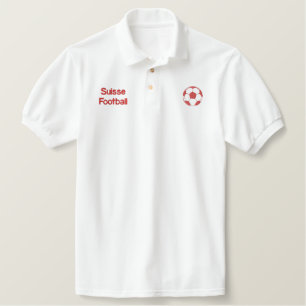 Suisse Football Polo Shirt für Schweizer Fußballfa