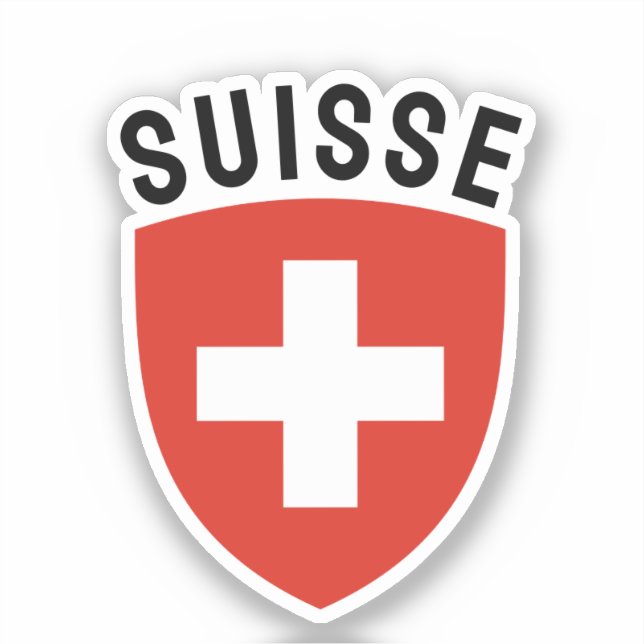 Suisse (Französische Schweiz) Aufkleber (Vorderseite)