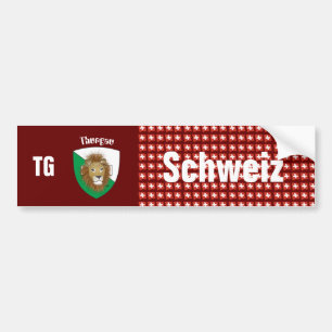 Suisse Svizzera Suisse Thurgau autocollants