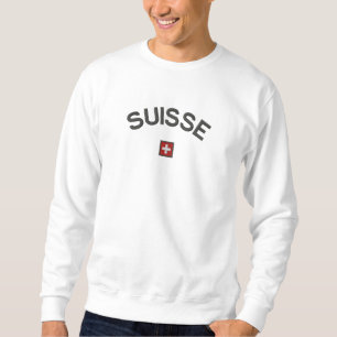 Suisse Sweatshirt mit Schweizer Flagge