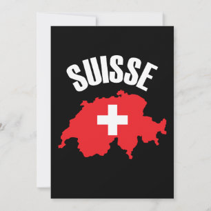 Suisse Switzerland Kartenflagge