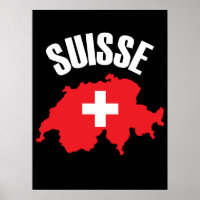 Suisse Switzerland Kartenflagge