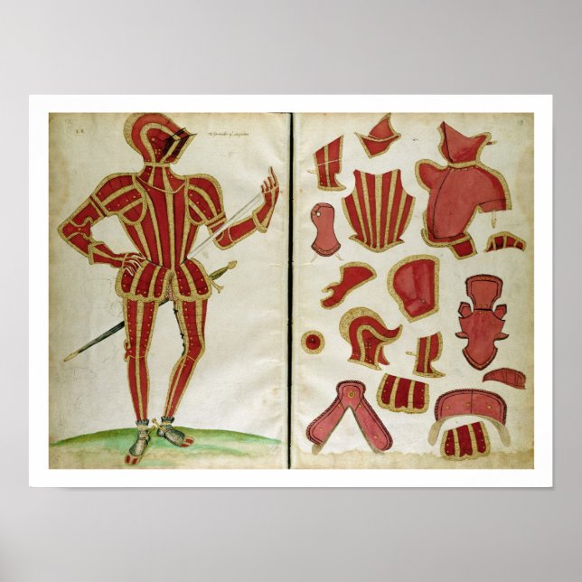 Suit of Armour for the Earl of Leicester from `An Poster (Vorne)