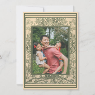 Suite de Landschaften Ornate Französische Fotograf Feiertagskarte