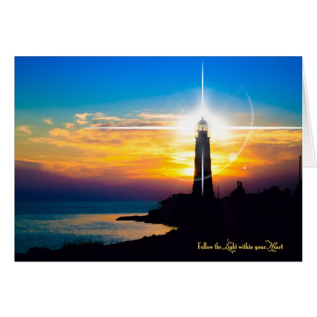 Suivez la Lumière dans votre coeur (Devant horizontal)