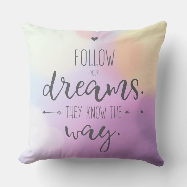 Suivez le Coussin Dreams (Recto)
