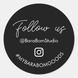 Suivez-nous sur Instagram Autocollant pour emballa