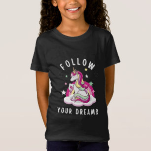 Suivez vos rêves Mon Unicorn Anniversaire T-shirt