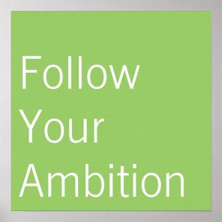 Suivez votre affiche Ambition