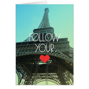 Suivez votre carte bleue coeur