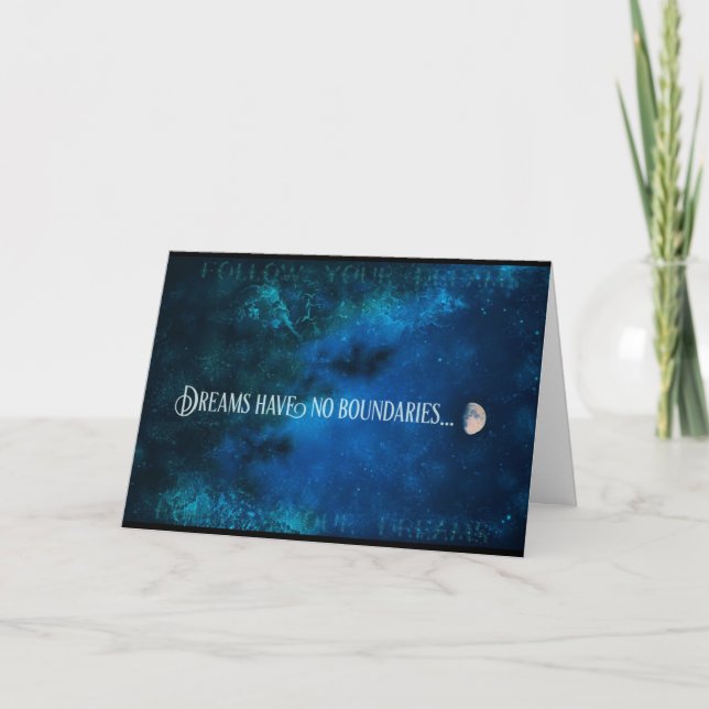 Suivez votre carte de voeux Dreams (Devant)