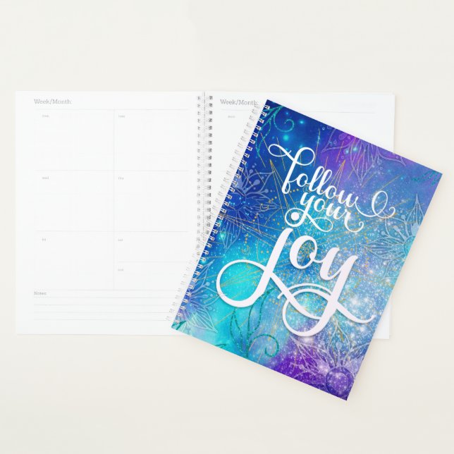 Suivez votre joie - Aqua Affirmation Artistry (Devant avec enveloppe)