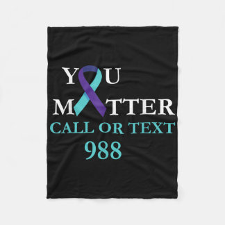 Suizid Awareness Prevention 988 Hotline Shirt - Y Fleecedecke
