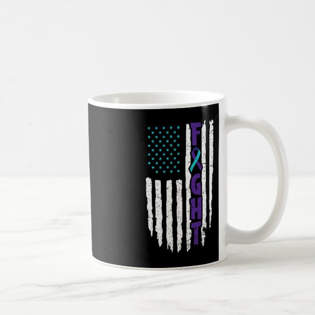 Suizid Depression Design for a Prevention Awarene Kaffeetasse (Rechts)