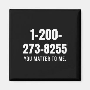 Suizid-Hotline-Nummer - Ihr Problem Magnet