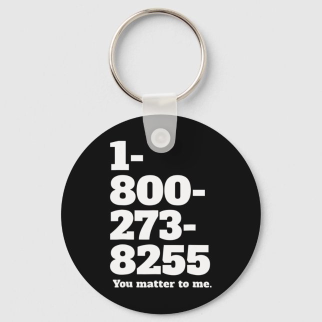 Suizid Hotline Nummer Mental Health Awareness for Schlüsselanhänger (Vorderseite)