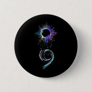 Suizid Prävention Awareness Choose Life Semicolon Button