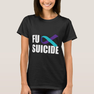 Suizid Suizid Bewusstsein Ribbon Suizid Prävention T-Shirt