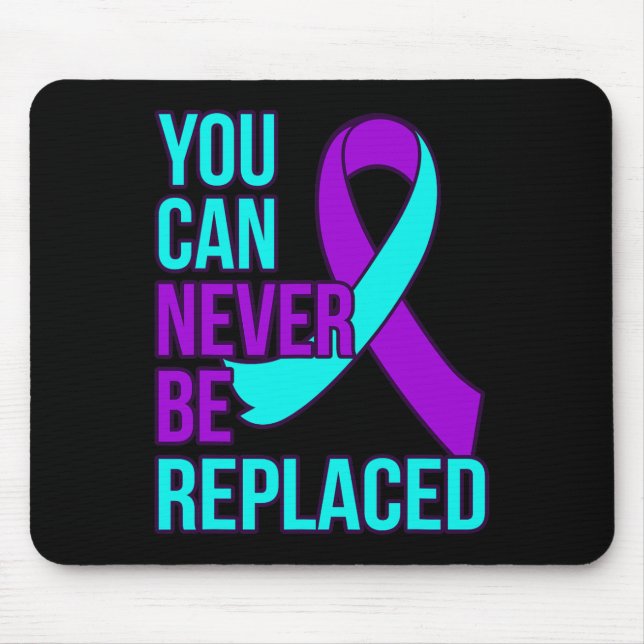 Suizidbewusstsein darf nie ersetzt werden mousepad (Vorne)
