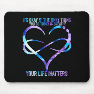 Suizidbewusstsein Prävention Ihre Lebensprobleme Mousepad