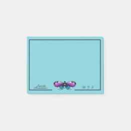 Suizidbewusstsein Schmetterling Semicolon Note Pad Post-it Klebezettel