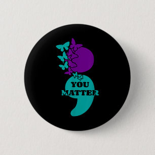 Suizidbewusstsein Semicolon You Button