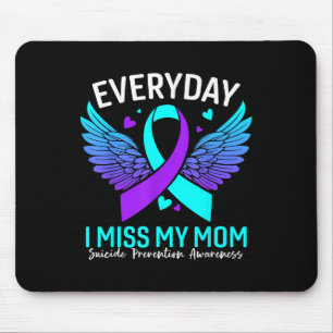 Suizidbewusstsein Shirt Mama Suizidprävention Mousepad