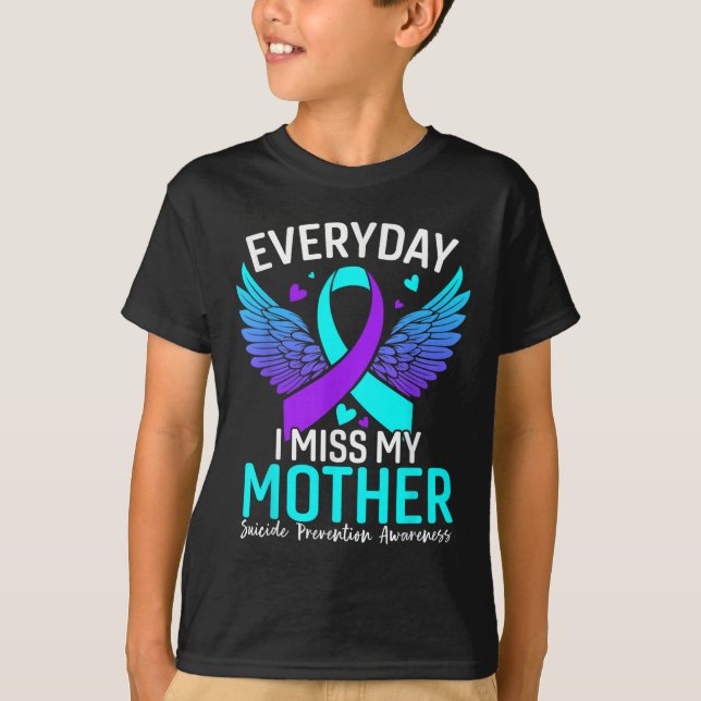Suizidbewusstsein Shirt Mutter Suizidprävention (Vorderseite)